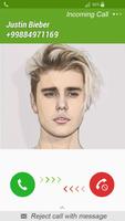 Fake Call Justin Bieber Affiche