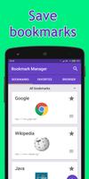 Bookmark manager Affiche