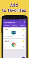 Bookmark manager ảnh chụp màn hình 1