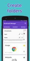 Bookmark manager syot layar 2