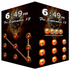 Ghost Theme Pin Lock Screen-icoon