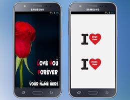 Write Text on Love photo 2018 Write Name On Heart‏ ảnh chụp màn hình 1