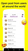 Friends for Snapchat ( AddSocial ) پوسٹر
