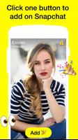 1 Schermata Friends for Snapchat ( AddSocial )