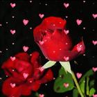 Rose Heart - Free Live Wallpaper icône