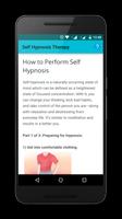 Self Hypnosis Therapy capture d'écran 1