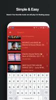 Floatube : Floating Music Video Player for Youtube capture d'écran 1