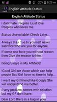 attitude status & quotes & SMS 스크린샷 3