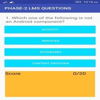 Phase -2 LMS Questions Plakat