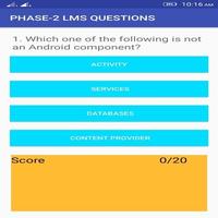 Phase -2 LMS Questions ポスター