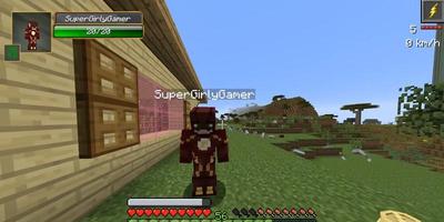 Superhero Minecraft Mod پوسٹر