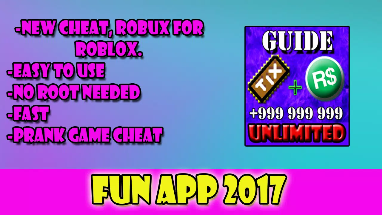 Baixar Hack for roblox - Unlimited Robux and Tix Prank recente 1.0 Android  APK