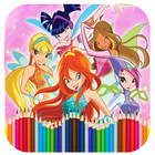 Coloring Winx Zeichen