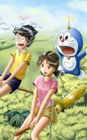 Doraemon-Cartoon HD Wallpapers Affiche