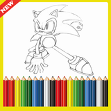Coloring  Sonic Game icône