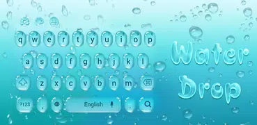 blue drop keyboard theme