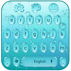 blue drop keyboard theme APK download