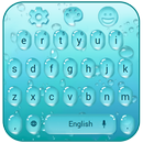 blauer Tropfen Tastatur Thema APK