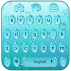 blue drop keyboard theme ikona