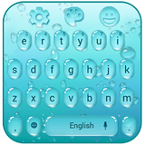blue drop keyboard theme icon