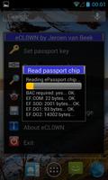 برنامه‌نما eCL0WN: an NFC passport tool عکس از صفحه