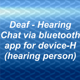 Deaf-Hearing chat. Demo trial version