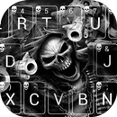 Death Skull Gun Theme&Emoji Keyboard APK