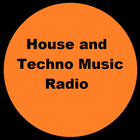 House and Techno Music Radio Zeichen