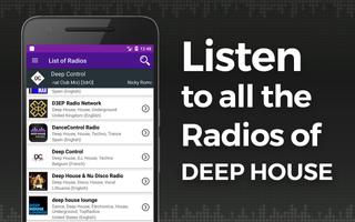 Deep House Radio de musique Affiche