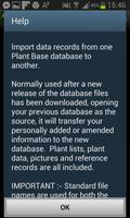 Plant Base Data Support captura de pantalla 2