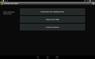 Plant Base Data Support captura de pantalla 3