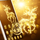 Golden Deer Shining Theme ikon