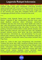 Legenda Rakyat Indonesia Ekran Görüntüsü 1