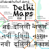 Delhi Metro Map-icoon