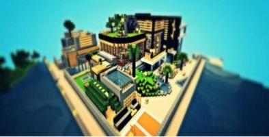 Роскошный особняк карта для Minecraft PE скриншот 1