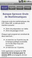 Oraux CCP MP پوسٹر