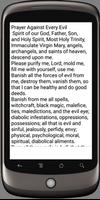 Deliverance prayer against evil poster