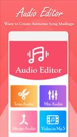 Music Audio Editor : Cutter, Mixer, Converter Affiche