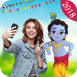 Selfie with Lord Krishna