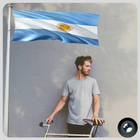 Argentina Flag In Your picture : Photo Editor icône