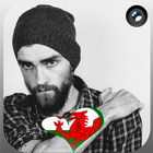 Wales Flag Heart Effect : Photo Editor 圖標