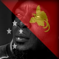 Papua New Guinea Flag On Face Maker : Photo Editor पोस्टर