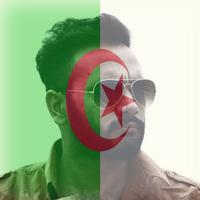 Algeria Flag On Face Maker : Photo Editor 海報