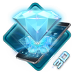 3D Bling Deluxe Diamond Theme