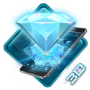 3D Bling Deluxe Diamond Theme APK