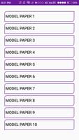 10th Model papers 2018 poster