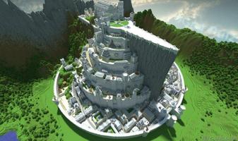 Minas Tirith Minecraft map capture d'écran 3