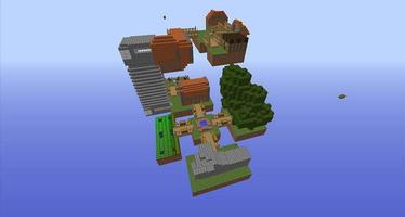 Sky Block 2 Minecraft map poster