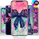 Cute Glitter Wallpaper -Girl's Favorite -Full HD آئیکن