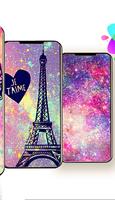 Cute Glitter Wallpaper -Girl's Favorite -Full HD اسکرین شاٹ 2